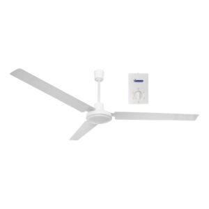 BRIGHT STAR WHITE INDUSTRIAL CEILING FAN