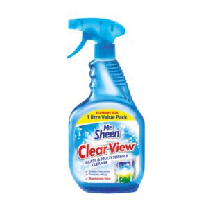 MR SHEEN CLEARVIEW GLASS & MULTI-SURFACE CLEANER 1L