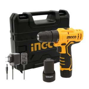 INGCO 12V LI-ION CORDLESS DRILL KIT WITH 2 X 1.5AH BATTERIES