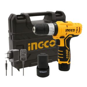 INGCO 12V LI-ION CORDLESS IMPACT DRILL KIT WITH 2 X 1.5AH BATTERIES