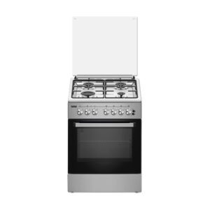 TOTAI 4-BURNER STAINLESS STEEL GAS STOVE WITH ELECTRIC OVEN