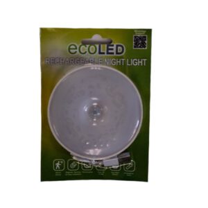 Ecoled Night Light 2W LED Motion Sensor Cool White