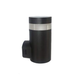 Flash Lantern 9W LED Up & Down Facing  Black ABS/PC