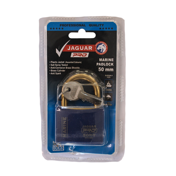 107184-PADLOCK-JAGUAR-MARINE-50MM-PRO-BRASS-BLUE