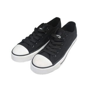 JCB Drift Black Canvas Sneaker
