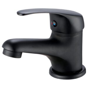 Pura Black Basin Mixer