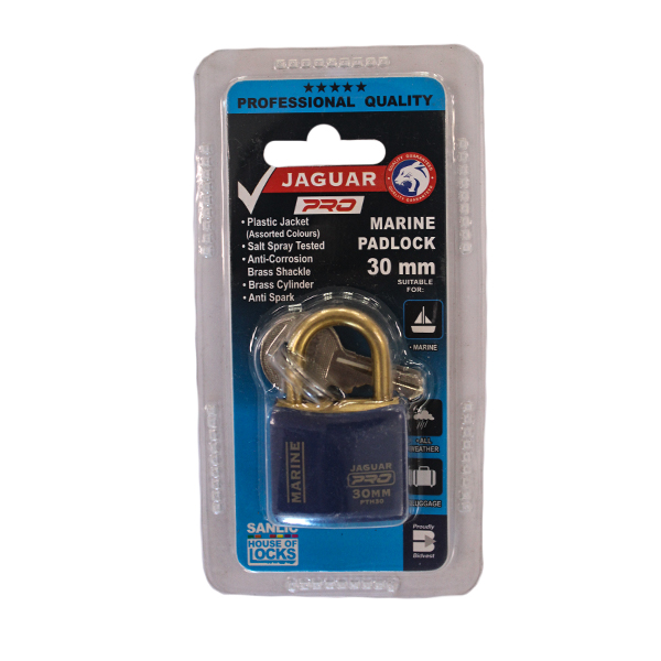 92626-PADLOCK-JAGUAR-MARINE-30MM-BLUE