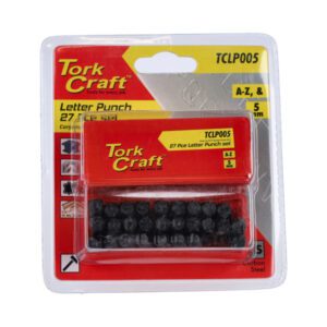 TorkCraft Letter Punch Set 5MM