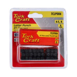 TorkCraft Letter Punch Set 6MM