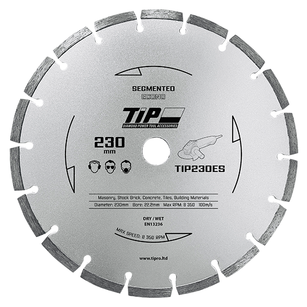 68855-TIP230ES-230mm-Econo-Segmented-Diamond-Blade