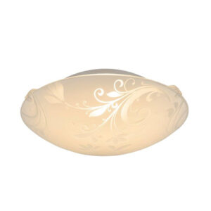 Eurolux Floral Pattern Ceiling Light White