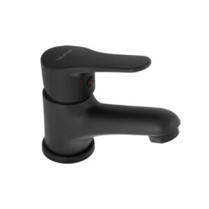 Quartz Black Tap Basin Mixer