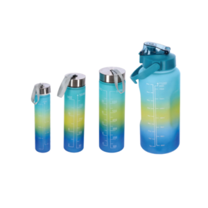 Motivational 4pc Water Bottle Set