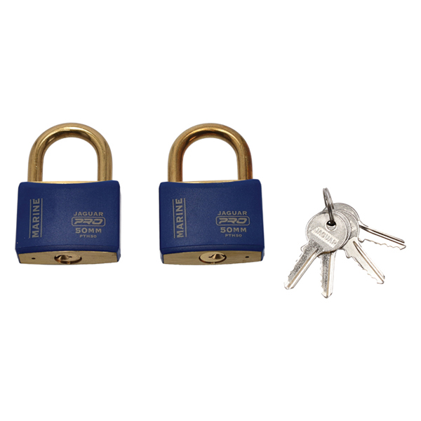 107188-Jaguar-Padlock-Marine-Pro-Brass-Blue-50mmx2-Key-a-like_1_HighRes