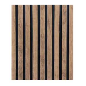 Slat Wall Panel Java Black 2400x122x12mm