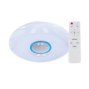 Waco UFO Ceiling Light with 2 x 24W Colour-changing LEDs & Remote