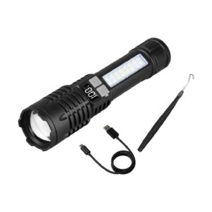 Synerji LED ABS Plastic Rechargeable Torch 10W + 3W Side Light Body